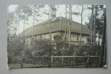 Ansichtskarte Foto AK Brunshaupten 1918 Haus Gebäude Marine Leutnant Hans Rolle Marinepost Architektur Ortsansicht Mecklenburg Vorpommern